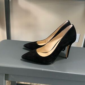 Botkier New York Black Suede Leather 4” High Heels Women’s size 7